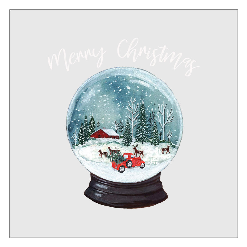 Merry Christmas - Snow Globe DTF Transfer