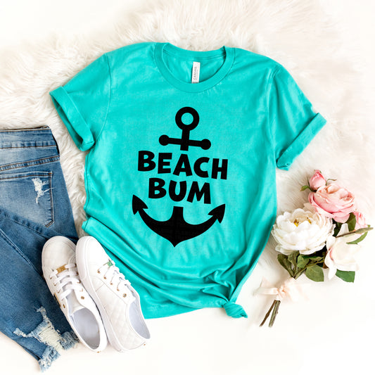 Beach Bum Screen Print Transfer