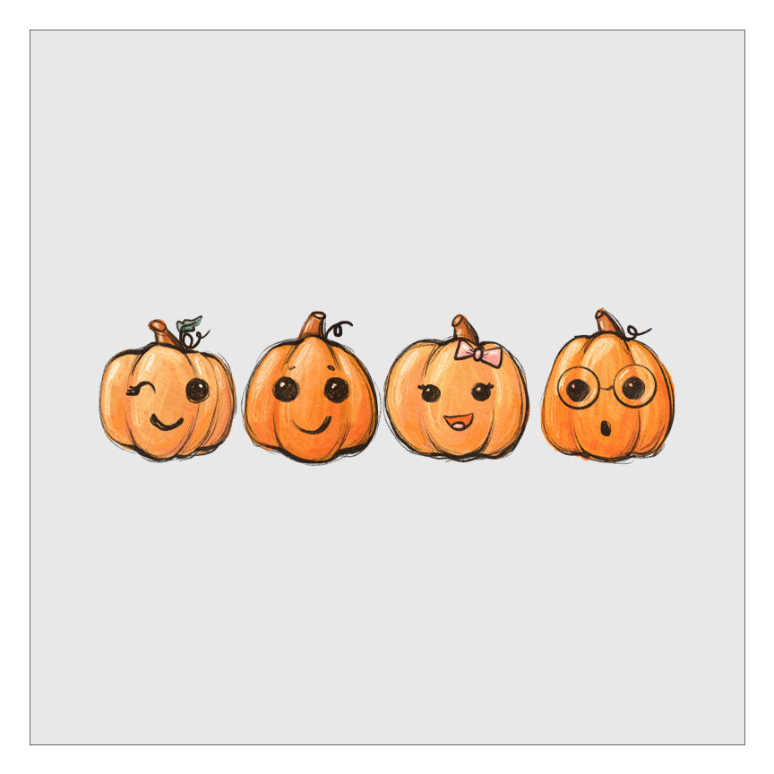 Cute Baby Pumpkins DTF Transfer