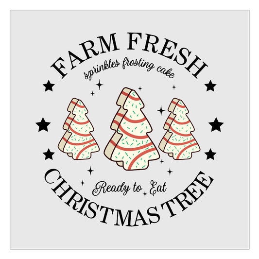 Farm Fresh Christmas Tree - Snack Cakes DTF Transfer