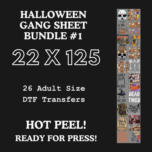 Halloween Gang Sheet Bundle 1