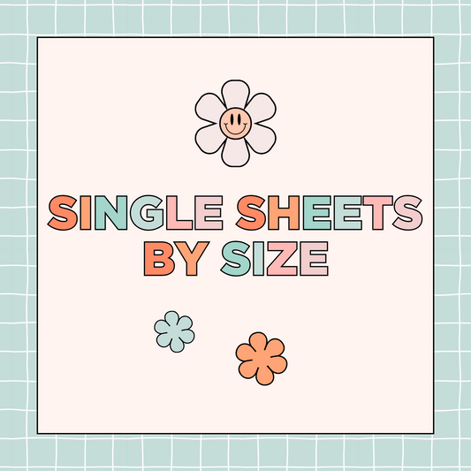 Custom DTF Transfers - Single Sheets By Size