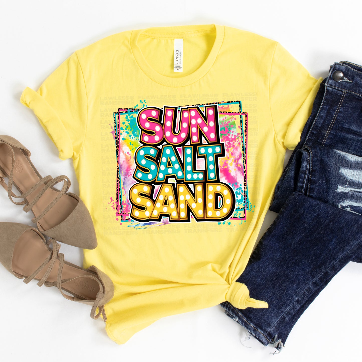 Sun Salt Sand - Design 2 DTF Transfer