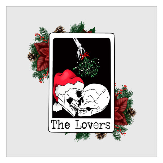 The Lovers Christmas Tarot Card DTF Transfer