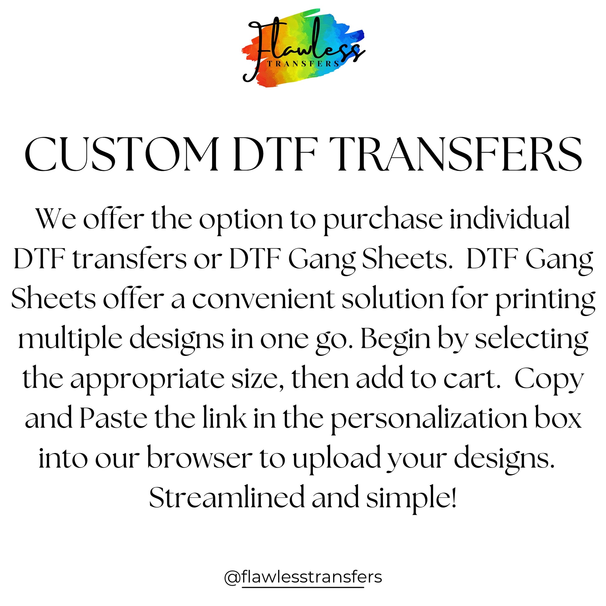 Dtf Transfers(custom)